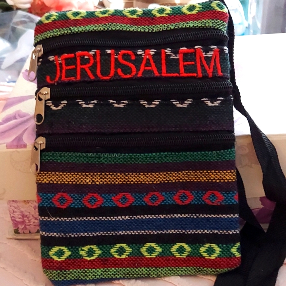 Small, crossbody bag from Jerusalem